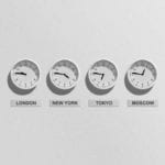 Dylatacja czasu i widoczne cztery zegary