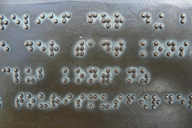 Biblioteka Emgu CV i alfabet Braille