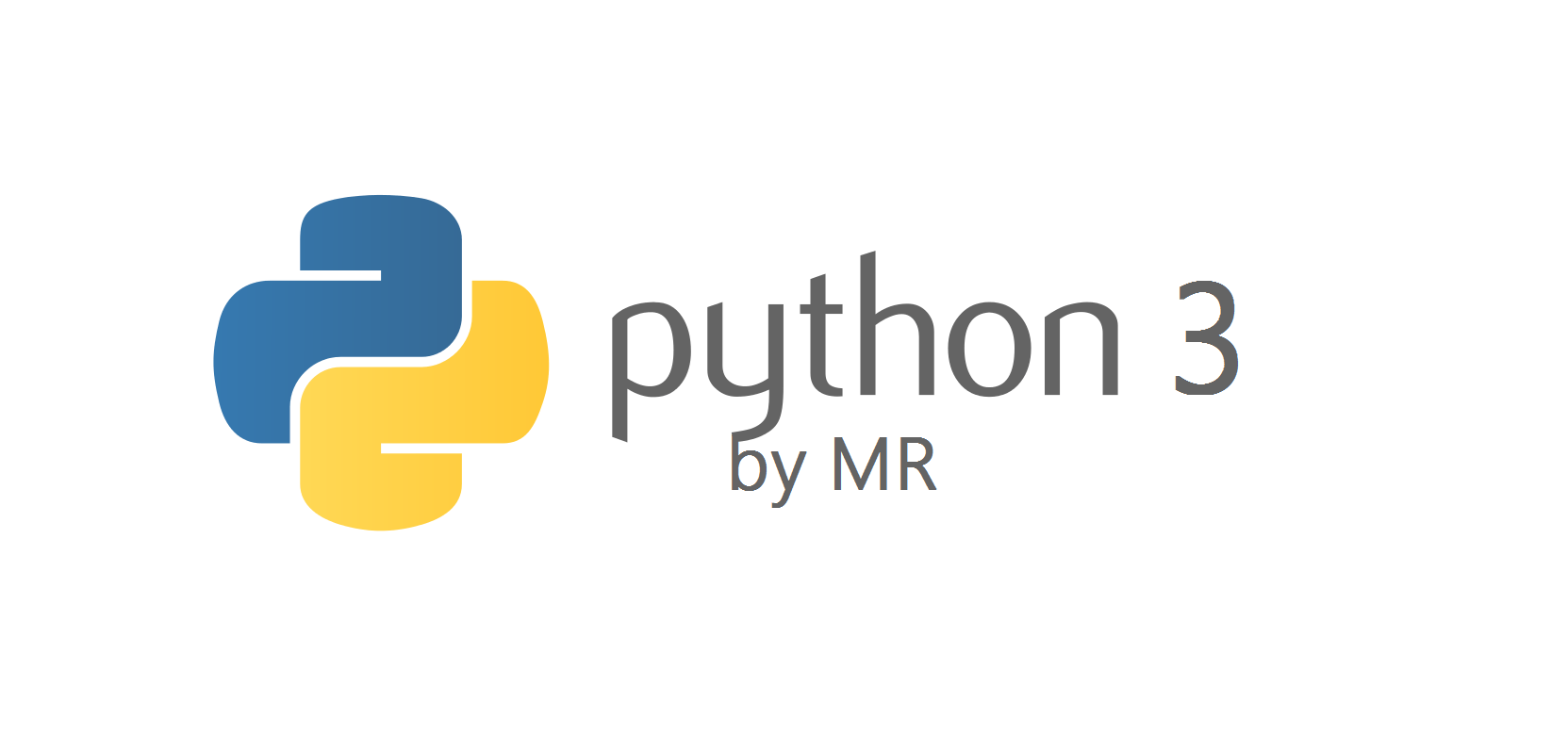 Logo kursu o nazwie Kurs Python 3 by MR